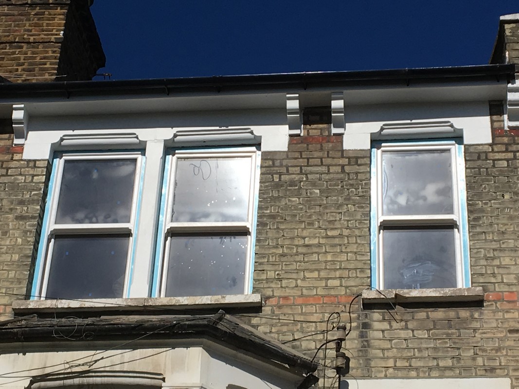 New uPVC sash windows fitted on Victorian terrace in Berkhamsted